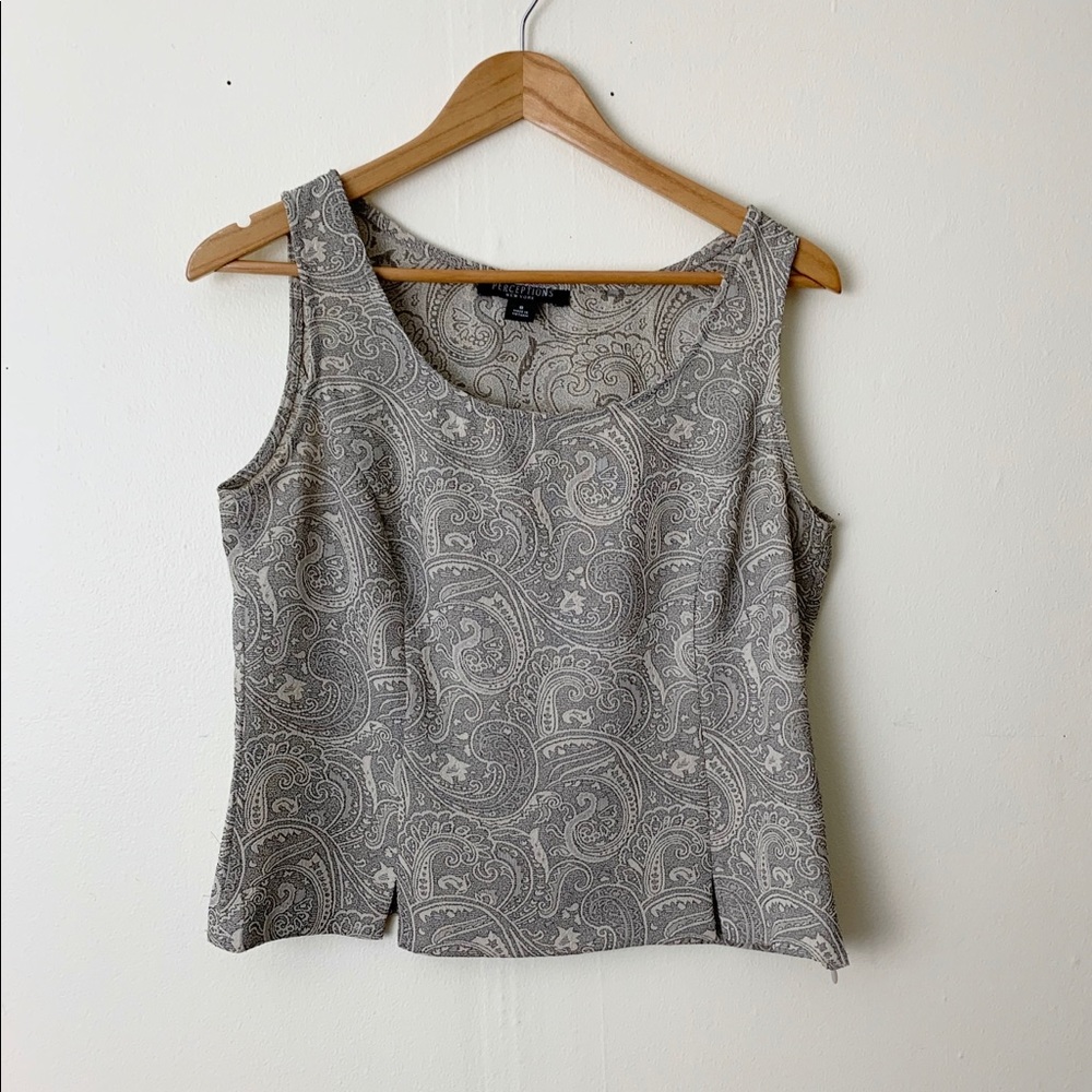 Perceptions New York sleeveless blouse women's siz